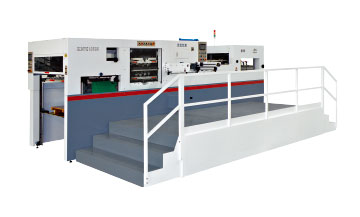 AUTOMATIC DIE-XLMYQ-1050A CUTTING&CREASING MACHINE WITH STRIPPING STATION