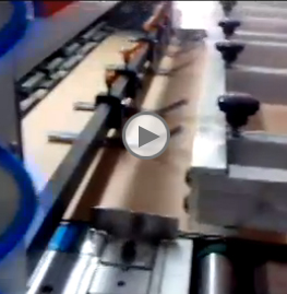 THE VIDEO OF FRONT LEAD FEEDING DIE-CUTTING MACHINE